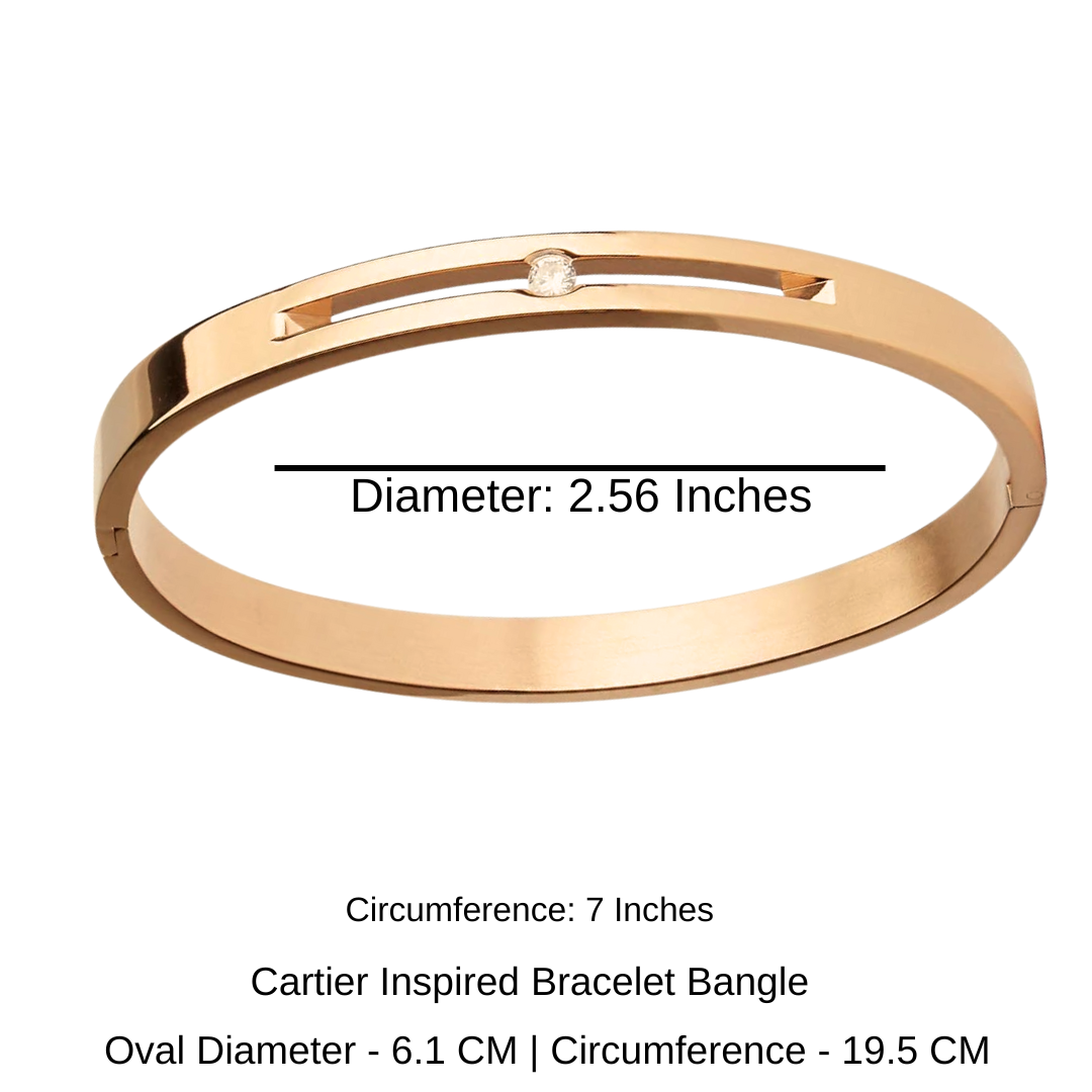 Women Gold-Plated Bangle-Style Bracelet