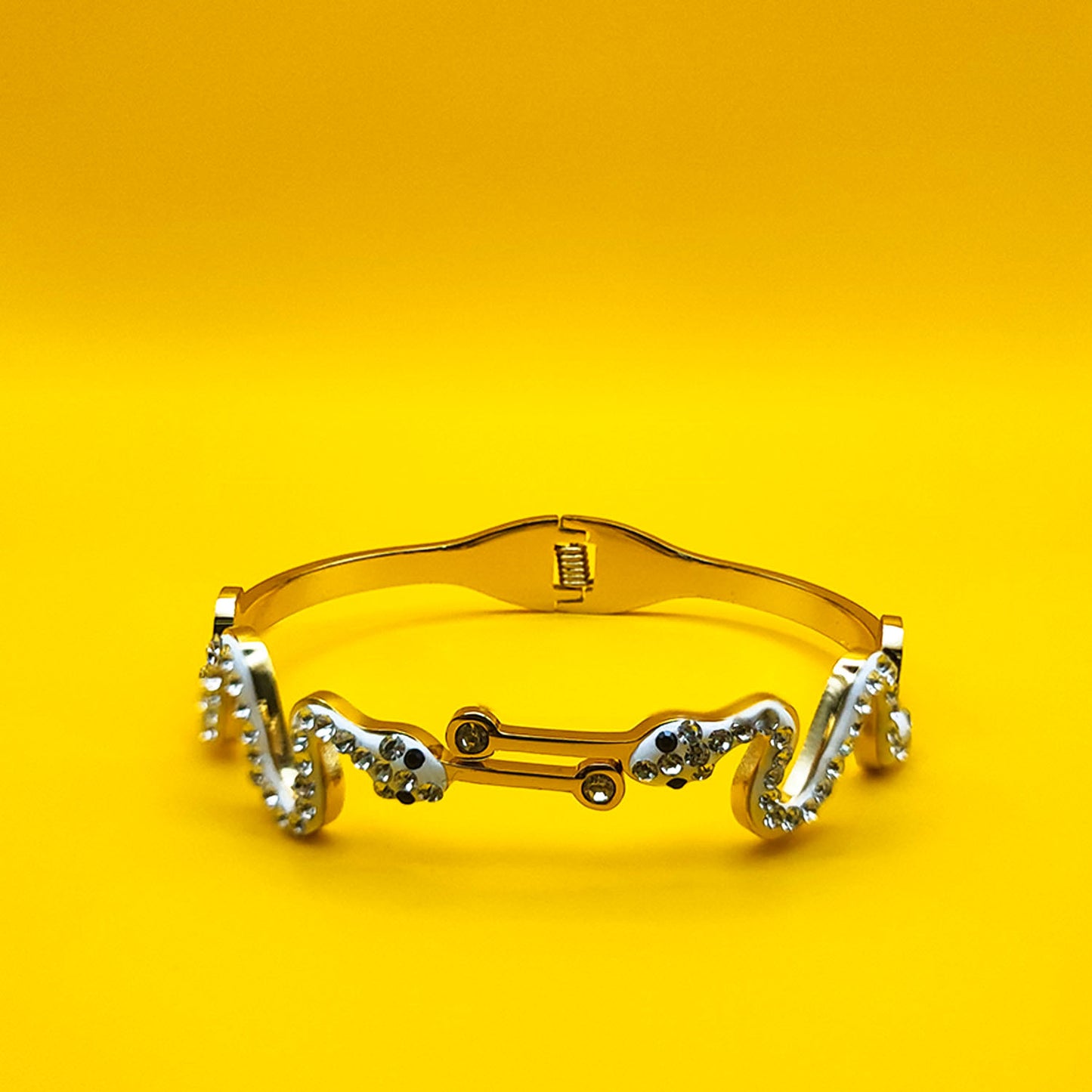 Women Gold-Plated Bangle-Style Bracelet