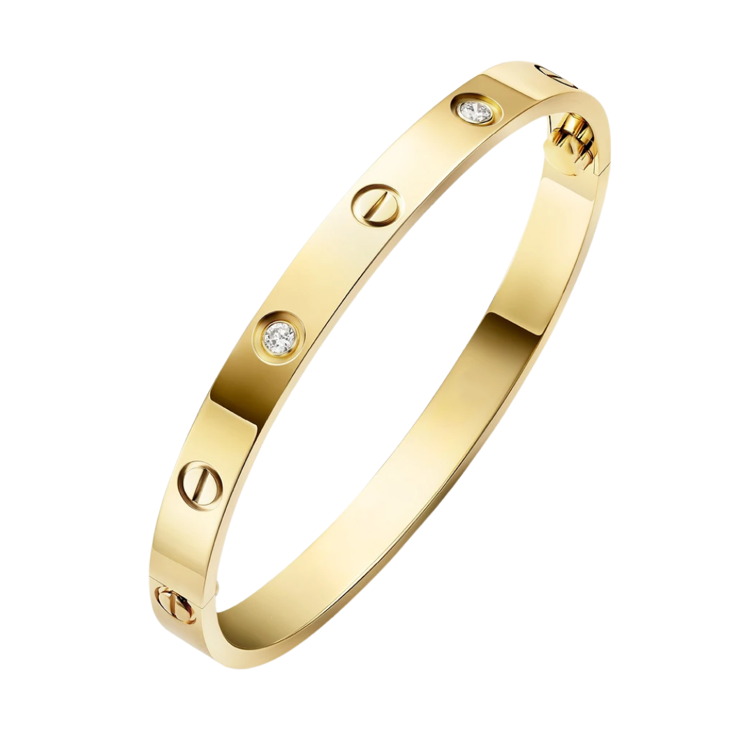 Women Gold-Plated Bangle-Style Bracelet