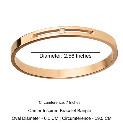 Women Gold-Plated Bangle-Style Bracelet